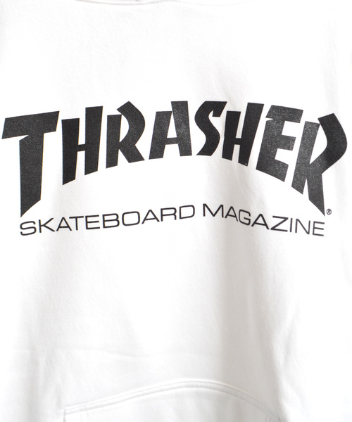 THRASHER（スラッシャー）の「THRASHER/スラッシャー MAG LOGO HOODIE　プルオーバーパーカー（パーカー・メンズ・ホワイト/ブラック/ネイビー/グリーン/ヘザーグレー/パープル/バーガンディー/ブラック系その他/レッド/グレー/ワインレッド/パープル系その他/オリーブ・M/L/XL/S）」の20枚目の写真