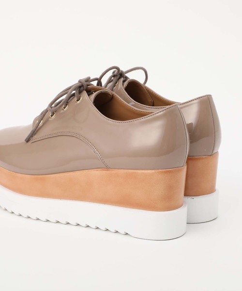 one after another NICE CLAUP（ワンアフターアナザーナイスクラップ）の「厚底 レースアップシューズ（その他シューズ・レディース・ブラック/モカ/アイボリー・SMALL/MEDIUM/LARGE）」の20枚目の写真