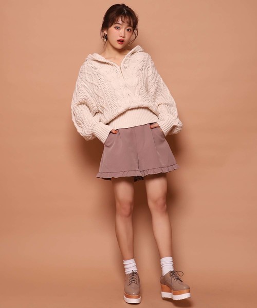 one after another NICE CLAUP（ワンアフターアナザーナイスクラップ）の「厚底 レースアップシューズ（その他シューズ・レディース・ブラック/モカ/アイボリー・SMALL/MEDIUM/LARGE）」の16枚目の写真