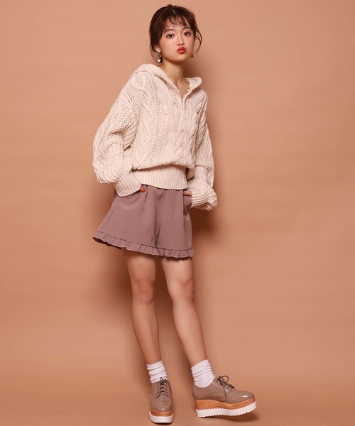 one after another NICE CLAUP（ワンアフターアナザーナイスクラップ）の「厚底 レースアップシューズ（その他シューズ・レディース・ブラック/モカ/アイボリー・SMALL/MEDIUM/LARGE）」の15枚目の写真