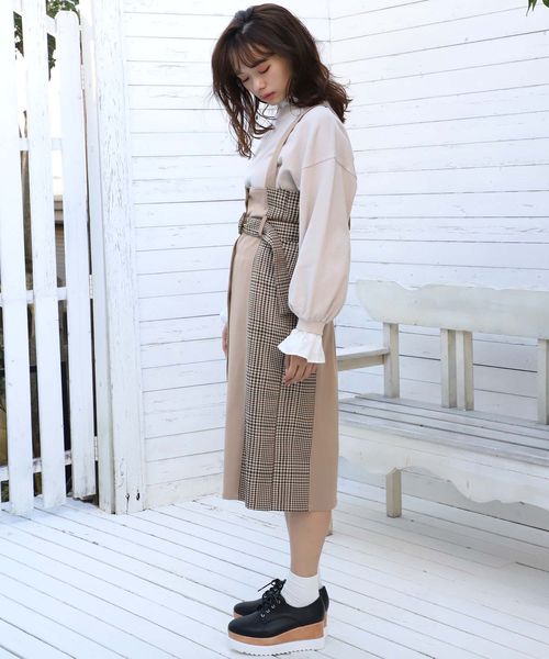 one after another NICE CLAUP（ワンアフターアナザーナイスクラップ）の「厚底 レースアップシューズ（その他シューズ・レディース・ブラック/モカ/アイボリー・SMALL/MEDIUM/LARGE）」の9枚目の写真