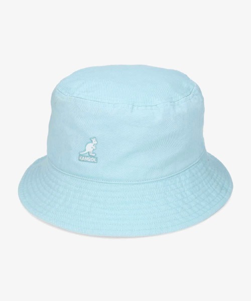 KANGOL（カンゴール）の「【KANGOL】Washed Bucket/【カンゴール】ウォッシュド バケット ハット（ハット・メンズ・ダークグリーン/ネイビー/ベージュ/ブラック/イエロー/ダークブルー/レッド系その他/ホワイト/イエロー系その他/ブルー系その他/ホワイト×ネイビー/グリーン/ピンク/チェリーレッド/ライラック/グリーン系/ピンク系その他/ライトグレー/ブルー/オレンジ系/ライトグリーン/ワイン/ブラウン・LARGE/MEDIUM/X-LARGE/XX-LARGE/SMALL）」の14枚目の写真