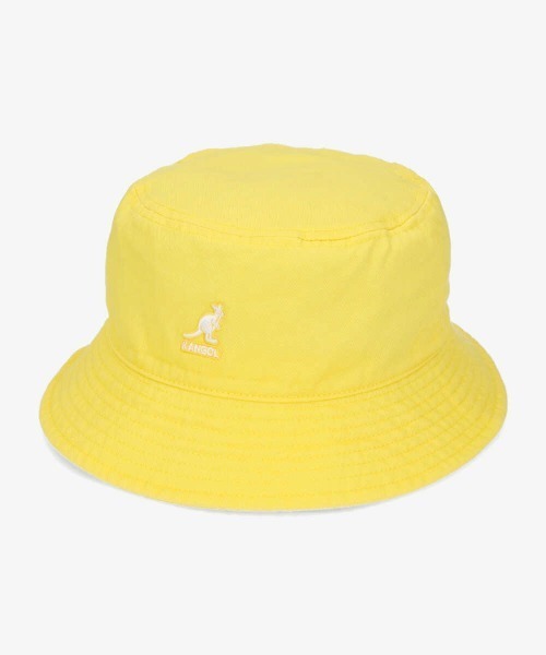 KANGOL（カンゴール）の「【KANGOL】Washed Bucket/【カンゴール】ウォッシュド バケット ハット（ハット・メンズ・ダークグリーン/ネイビー/ベージュ/ブラック/イエロー/ダークブルー/レッド系その他/ホワイト/イエロー系その他/ブルー系その他/ホワイト×ネイビー/グリーン/ピンク/チェリーレッド/ライラック/グリーン系/ピンク系その他/ライトグレー/ブルー/オレンジ系/ライトグリーン/ワイン/ブラウン・LARGE/MEDIUM/X-LARGE/XX-LARGE/SMALL）」の17枚目の写真