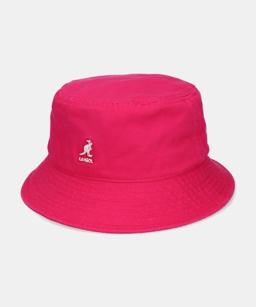 KANGOL（カンゴール）の「【KANGOL】Washed Bucket/【カンゴール】ウォッシュド バケット ハット（ハット・メンズ・ダークグリーン/ネイビー/ベージュ/ブラック/イエロー/ダークブルー/レッド系その他/ホワイト/イエロー系その他/ブルー系その他/ホワイト×ネイビー/グリーン/ピンク/チェリーレッド/ライラック/グリーン系/ピンク系その他/ライトグレー/ブルー/オレンジ系/ライトグリーン/ワイン/ブラウン・LARGE/MEDIUM/X-LARGE/XX-LARGE/SMALL）」の18枚目の写真
