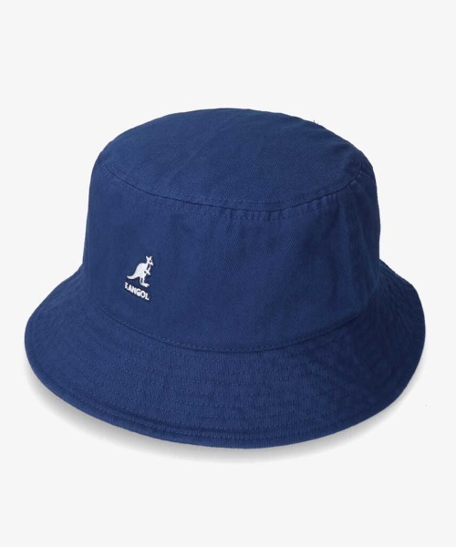 KANGOL（カンゴール）の「【KANGOL】Washed Bucket/【カンゴール】ウォッシュド バケット ハット（ハット・メンズ・ダークグリーン/ネイビー/ベージュ/ブラック/イエロー/ダークブルー/レッド系その他/ホワイト/イエロー系その他/ブルー系その他/ホワイト×ネイビー/グリーン/ピンク/チェリーレッド/ライラック/グリーン系/ピンク系その他/ライトグレー/ブルー/オレンジ系/ライトグリーン/ワイン/ブラウン・LARGE/MEDIUM/X-LARGE/XX-LARGE/SMALL）」の12枚目の写真