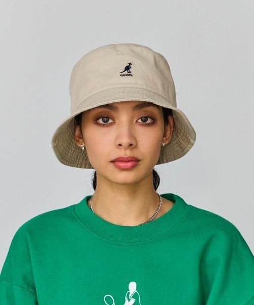 KANGOL】Washed Bucket/【カンゴール】ウォッシュド バケット ハット