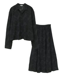 CLANE | 予約【WEB限定】FLOWER JACQUARD SET UP(ワンピース)
