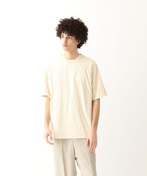 Steven Alan(スティーブンアラン)の「<Steven Alan> DRY CREW NECK RAGLAN SHORT SLEEVE TEE-BOX RAGLAN/Tシャツ(Tシャツ/カットソー・メンズ・ブラック/ナチュラル/オリーブ・S/M/L/XL)」の2枚目の写真