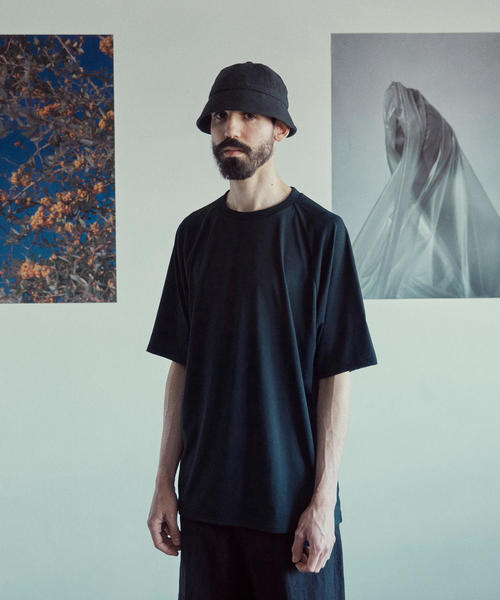 Steven Alan(スティーブンアラン)の「<Steven Alan> DRY CREW NECK RAGLAN SHORT SLEEVE TEE-BOX RAGLAN/Tシャツ(Tシャツ/カットソー・メンズ・ブラック/ナチュラル/オリーブ・S/M/L/XL)」の1枚目の写真