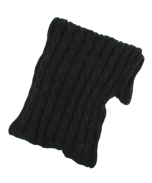 DISCOAT（ディスコート）の「【Discoat】ケーブル編みスヌード（ストール/ショール・レディース・ブラック/オフホワイト/ベージュ・ﾌﾘ-）」の5枚目の写真