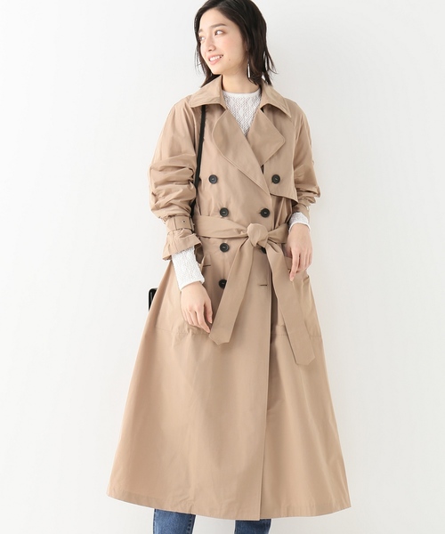 IENA（イエナ）の「MIRKO BERTOLA OVERSIZED トレンチコート◆（トレンチコート・レディース・ブラック/キャメル・FREE）」の2枚目の写真