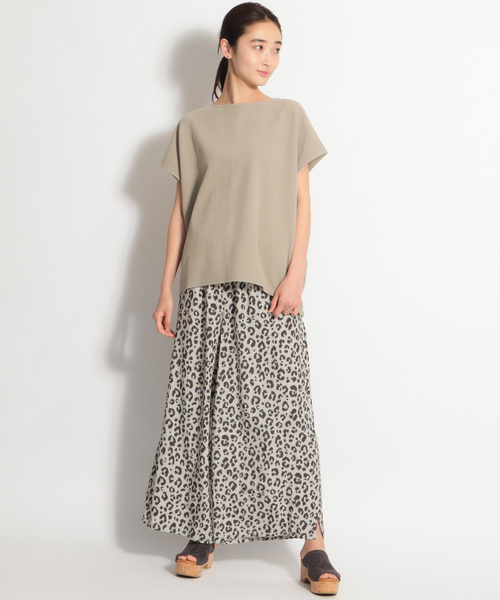 niko and...（ニコアンド）の「機能付きフレンチスリーブプルオーバー（Tシャツ/カットソー・レディース・ホワイト/ブラック/ブルー/カーキ・MEDIUM/LARGE）」の17枚目の写真