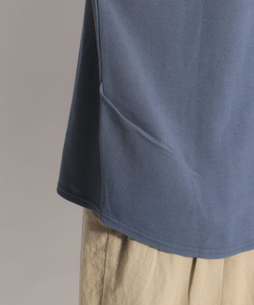 niko and...（ニコアンド）の「機能付きフレンチスリーブプルオーバー（Tシャツ/カットソー・レディース・ホワイト/ブラック/ブルー/カーキ・MEDIUM/LARGE）」の14枚目の写真