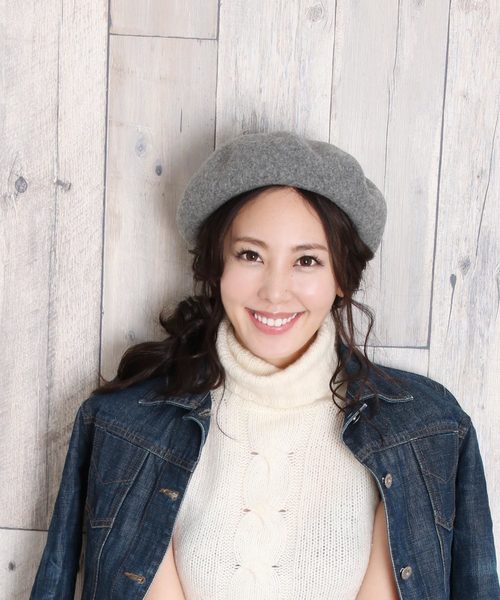 トッコ様専用 ベレー帽2点 ブラック／メリノウール ウォルナット