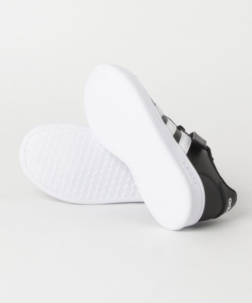 adidas（アディダス）の「GRANDCOURT C　EF0108  ｺｱﾌﾞﾗｯｸ（スニーカー・キッズ・ブラック・17.0cm/18.0cm/19.0cm/20.0cm/21.0cm）」の3枚目の写真