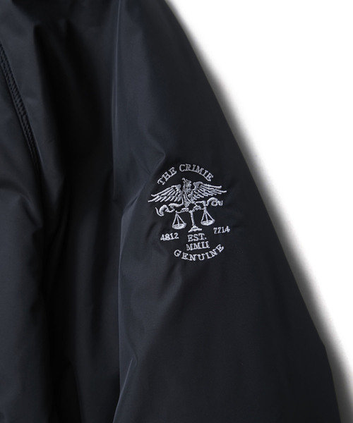 CRIMIE クライミー メンズ ナイロン モッズコート ブラック サイズXXL CRIMIE NYLON MODS COAT・BLACK/KHAKI(クライミー・ナイロン