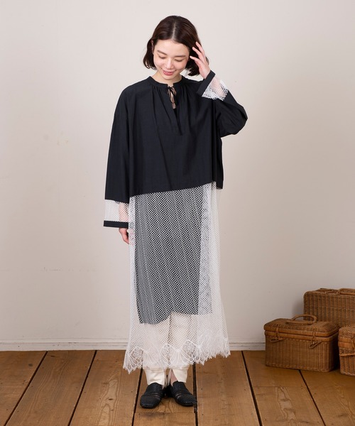 セール リバーレーススモックワンピース ワンピース Nesessaire ネセセア のファッション通販 Zozotown