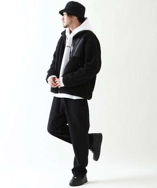 セール】【KANGOL】 ワンポイント ロゴ 刺繍 シープ ボアジャケット