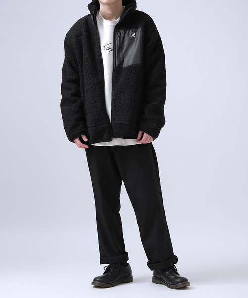 最新版　カンゴール　ボアジャケット　ブルゾン KANGOL ブルゾン アウター KANGOL/カンゴール別注 オーバー