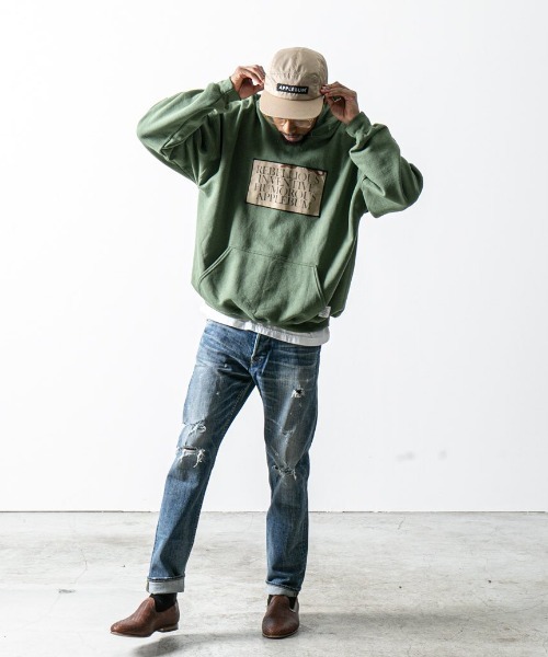 APPLEBUM（アップルバム）の「Logo Camper Cap（キャップ・メンズ・ブラック/ベージュ・FREE）」の13枚目の写真