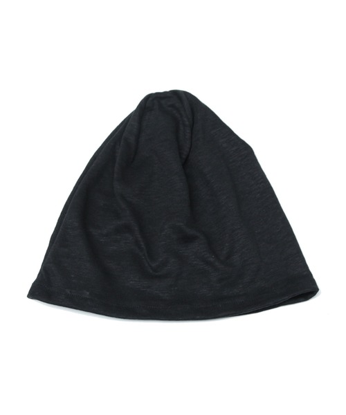 14+(イチヨンプラス)の「日本製リネンシンプルワッチ(ニットキャップ/ビーニー・メンズ・ブラック/ベージュ/ブルー/ブラウン/ピンク・FREE)」の6枚目の写真