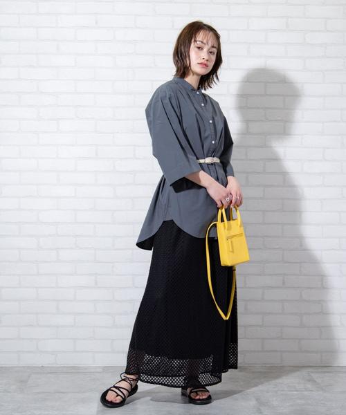 coen（コーエン）の「レースマキシスカート（スカート・レディース・ブラック/オフホワイト・SMALL/MEDIUM）」の9枚目の写真