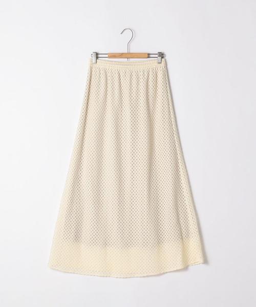 coen（コーエン）の「レースマキシスカート（スカート・レディース・ブラック/オフホワイト・SMALL/MEDIUM）」の6枚目の写真