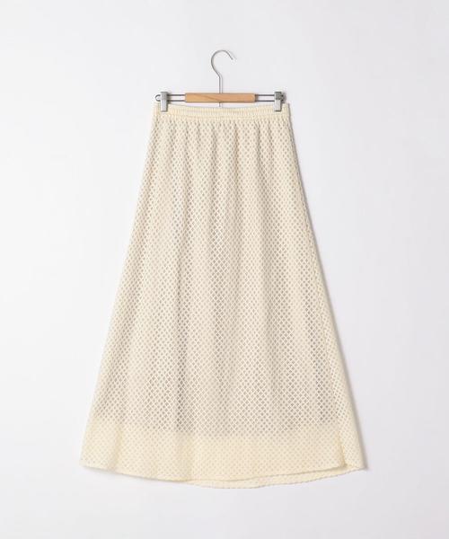 coen（コーエン）の「レースマキシスカート（スカート・レディース・ブラック/オフホワイト・SMALL/MEDIUM）」の3枚目の写真