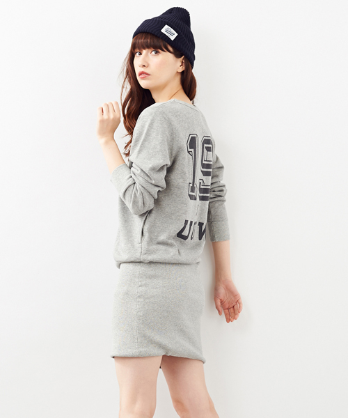 Another Edition（アナザーエディション）の「AE ｳﾗｹBACK NUMBER OP（ワンピース・レディース・ブラック/グレー/オリーブ・ﾌﾘ-）」の3枚目の写真