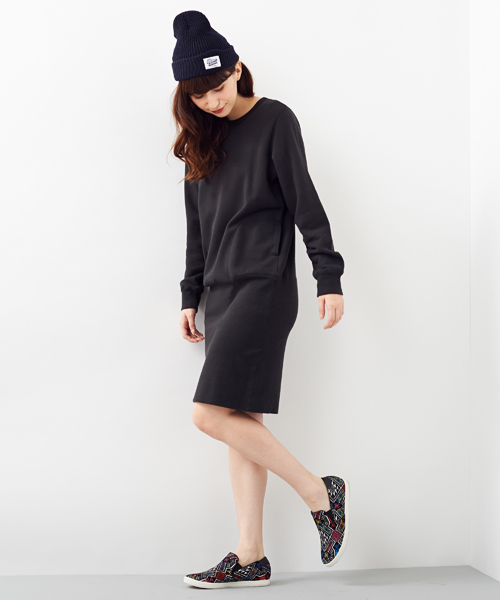 Another Edition（アナザーエディション）の「AE ｳﾗｹBACK NUMBER OP（ワンピース・レディース・ブラック/グレー/オリーブ・ﾌﾘ-）」の19枚目の写真