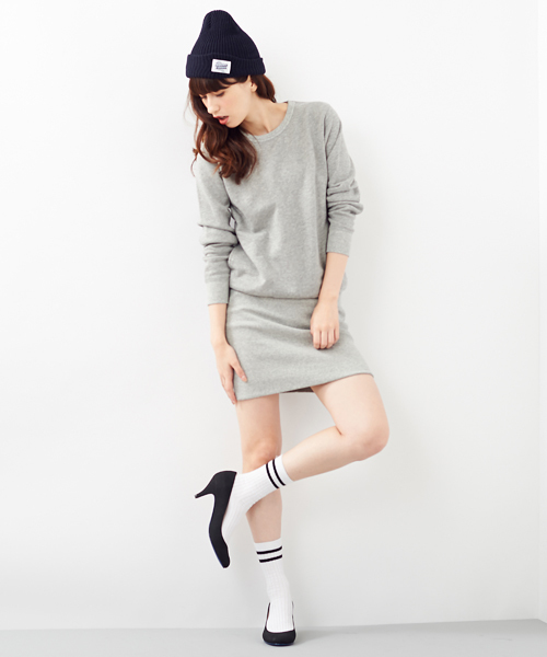 Another Edition（アナザーエディション）の「AE ｳﾗｹBACK NUMBER OP（ワンピース・レディース・ブラック/グレー/オリーブ・ﾌﾘ-）」の6枚目の写真