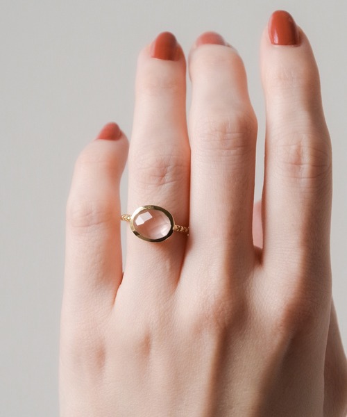 Newport（ニューポート）の「Natural stone ring（リング・レディース・ゴールド/ゴールド系その他/ゴールド系その他2/ゴールド系その他3/ゴールド系その他4/ゴールド系その他5・#13/#9/#11）」の3枚目の写真