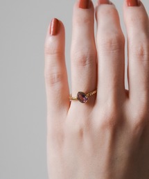 Natural stone ring