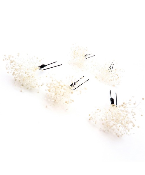 utatane（ウタタネ）の「髪飾り カスミソウ白（和装小物・レディース・ホワイト・FREE）」の3枚目の写真