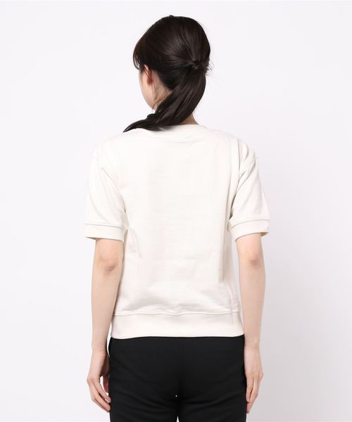 Champion（チャンピオン）の「[Champion]チャンピオン　ショートスリーブスウェットトップス（スウェット・レディース・オフホワイト/ブラック/グレー/ベージュ・FREE）」の6枚目の写真
