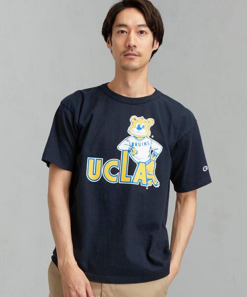 Champion（チャンピオン）の「[ チャンピオン ] SC Champion T1011 US カレッジ 半袖 Tシャツ（Tシャツ/カットソー・メンズ・ホワイト/ネイビー/その他1・SMALL/MEDIUM/LARGE）」の2枚目の写真