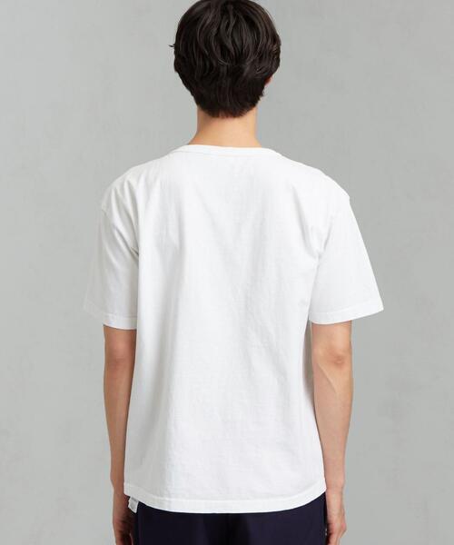 Champion（チャンピオン）の「[ チャンピオン ] SC Champion T1011 US カレッジ 半袖 Tシャツ（Tシャツ/カットソー・メンズ・ホワイト/ネイビー/その他1・SMALL/MEDIUM/LARGE）」の7枚目の写真