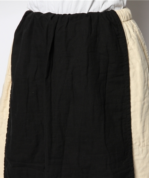 BEAMS BOY（ビームスボーイ）の「Napron / Harvest Apron Skirt（スカート・レディース・ブラック/ベージュ・ONE SIZE）」の10枚目の写真