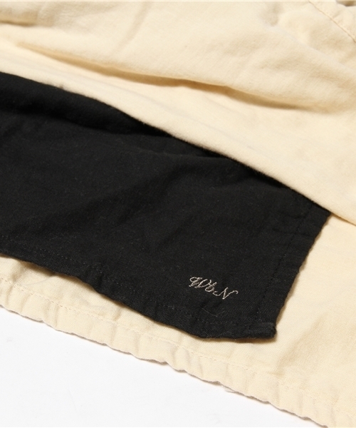 BEAMS BOY（ビームスボーイ）の「Napron / Harvest Apron Skirt（スカート・レディース・ブラック/ベージュ・ONE SIZE）」の8枚目の写真