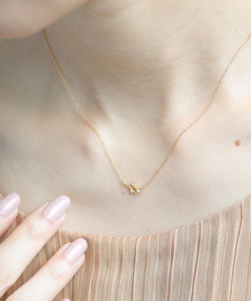 ANEMONE（アネモネ）の「ビジューが紡ぐ星座ネックレス（ネックレス・レディース・B/J/D/L/C/K/A/I/G/E/F/H・FREE）」の4枚目の写真