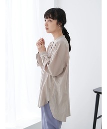 earth music&ecology | スタンドカラーチュニック ＊＊(Tシャツ/カットソー)