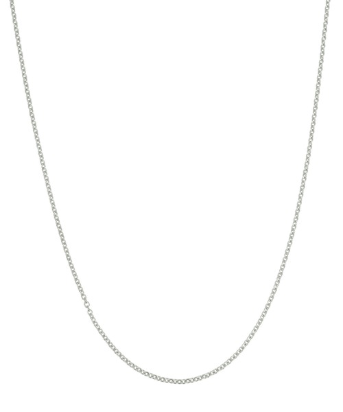 blackdia by 7JEWELRY(ブラックダイヤバイセブンジュエリー)の「blackdia by 7JEWELRY あずきチェーン(ネックレス・メンズ・シルバー・FREE)」の1枚目の写真