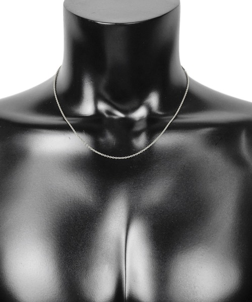 blackdia by 7JEWELRY(ブラックダイヤバイセブンジュエリー)の「blackdia by 7JEWELRY あずきチェーン(ネックレス・メンズ・シルバー・FREE)」の7枚目の写真