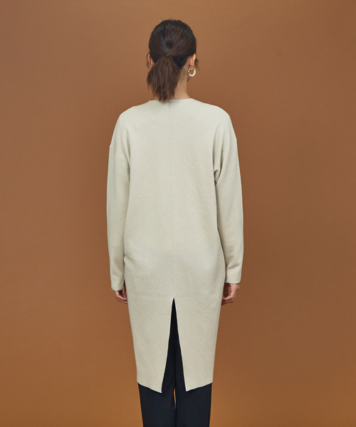 qualite（カリテ）の「ブライトコットンニットアウター（その他アウター・レディース・ライトグレー/ベージュ/ダークネイビー・フリー）」の6枚目の写真