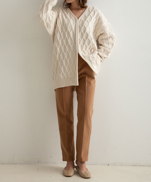 rectangle(レクタングル)の「ウォームタッチセンターシームテーパードパンツ(その他パンツ・レディース・ブラック/ブルー/モカ/グレイッシュベージュ・SMALL/MEDIUM)」の5枚目の写真