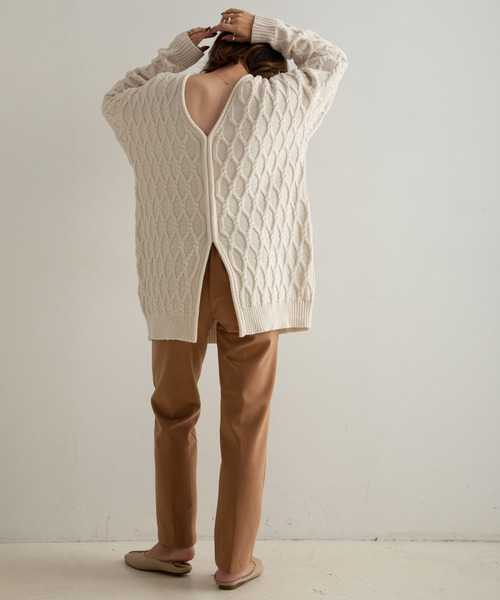 rectangle(レクタングル)の「ウォームタッチセンターシームテーパードパンツ(その他パンツ・レディース・ブラック/ブルー/モカ/グレイッシュベージュ・SMALL/MEDIUM)」の6枚目の写真