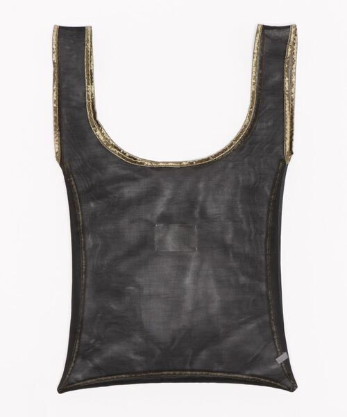 PERSON'S（パーソンズ）の「【PERSON'S】Pyping marchebag/パイピング マルシェバッグ/トートバッグ（トートバッグ・レディース・グレー/ブラック/ホワイト・FREE）」の4枚目の写真