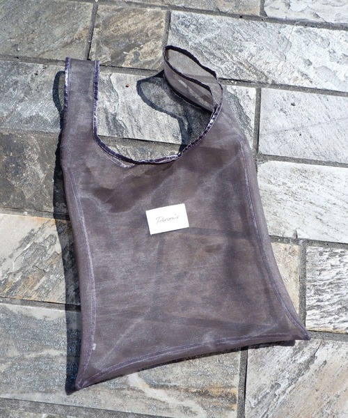 PERSON'S（パーソンズ）の「【PERSON'S】Pyping marchebag/パイピング マルシェバッグ/トートバッグ（トートバッグ・レディース・グレー/ブラック/ホワイト・FREE）」の3枚目の写真