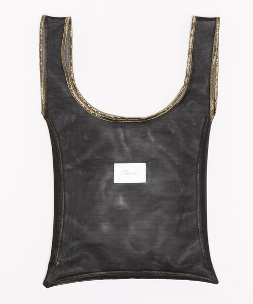 PERSON'S（パーソンズ）の「【PERSON'S】Pyping marchebag/パイピング マルシェバッグ/トートバッグ（トートバッグ・レディース・グレー/ブラック/ホワイト・FREE）」の10枚目の写真