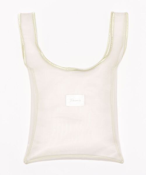 PERSON'S（パーソンズ）の「【PERSON'S】Pyping marchebag/パイピング マルシェバッグ/トートバッグ（トートバッグ・レディース・グレー/ブラック/ホワイト・FREE）」の9枚目の写真